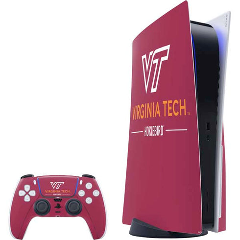 Virginia Tech University Hokiebird PlayStation PS5 Skins